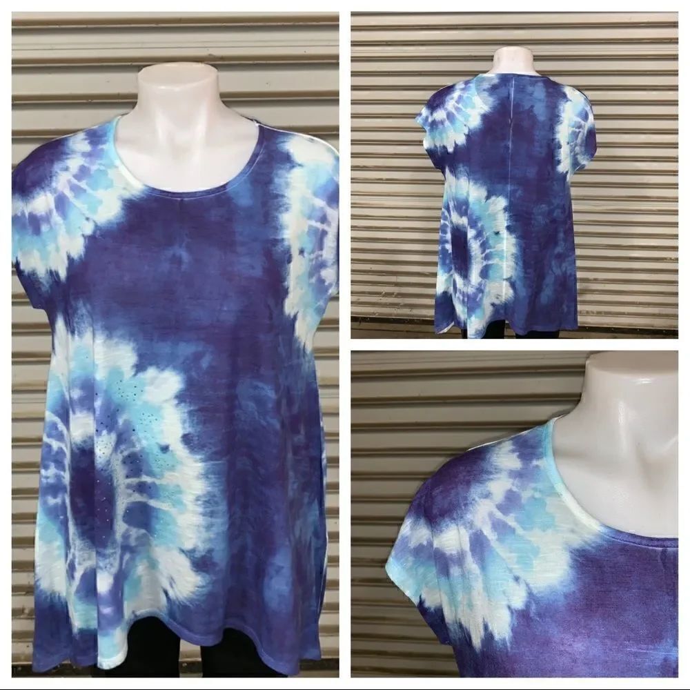 Chico’s tye dye top size 1 ( sm )